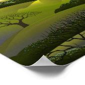 Über einen Regenbogen Poster (Ecke)