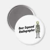 über exponierte Radiologen Magnet (Vorderseite/Rückseite)