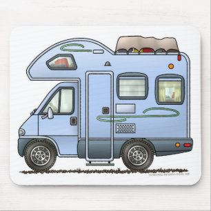 Über Fahrerhaus-Camper RV Mousepad