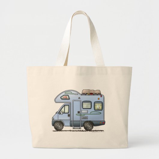 Über Fahrerhaus-Camperrv-Tasche Jumbo Stoffbeutel (Vorne)