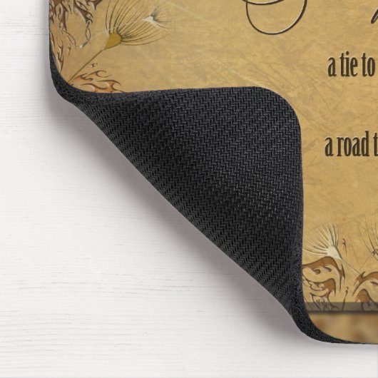 Über Familien Mousepad (Ecke)