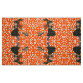 Über Feldern fliegende Hexe mit Stoff (Fat Quarter (45,7 x 55,9 cm))