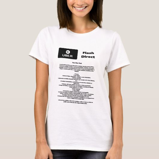 Uber Flash Direct Diretrizes T-Shirt (Vorderseite)
