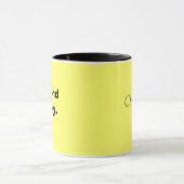 Über frecher/Optimist-Tasse hinaus Tasse (Zentrum)