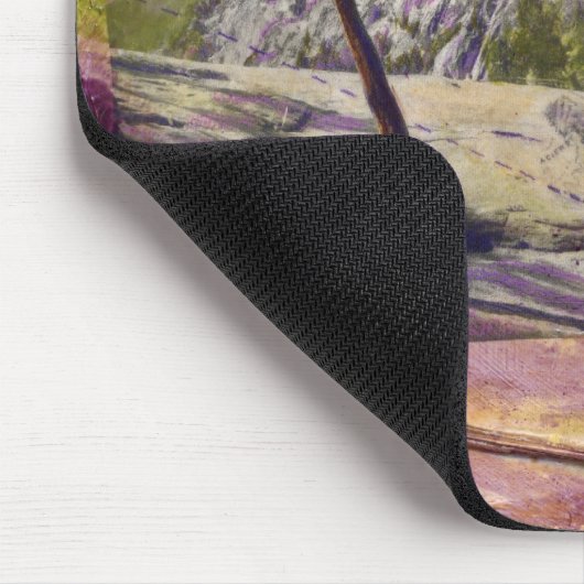 Über frühlingshaften Fällen Mousepad (Ecke)