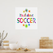 Über Fußball Poster (Küche)
