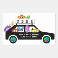 UBER - gober Aufkleber