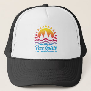 Über Grenzen hinaus Free Spirit Trucker-Mütze Truckerkappe