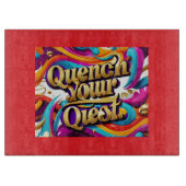 "Über Grenzen hinaus" Schneidebrett (Vorderseite)