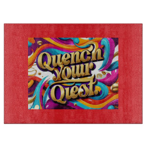 "Über Grenzen hinaus" Schneidebrett