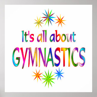 Über Gymnastik Poster