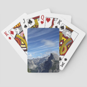 Über halber Haube Spielkarten