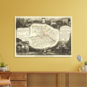 Über Hand und Dormaus Leinwanddruck (Insitu (Wohnzimmer))