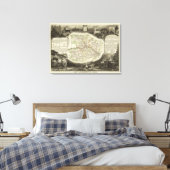 Über Hand und Dormaus Leinwanddruck (Insitu (Schlafzimmer))