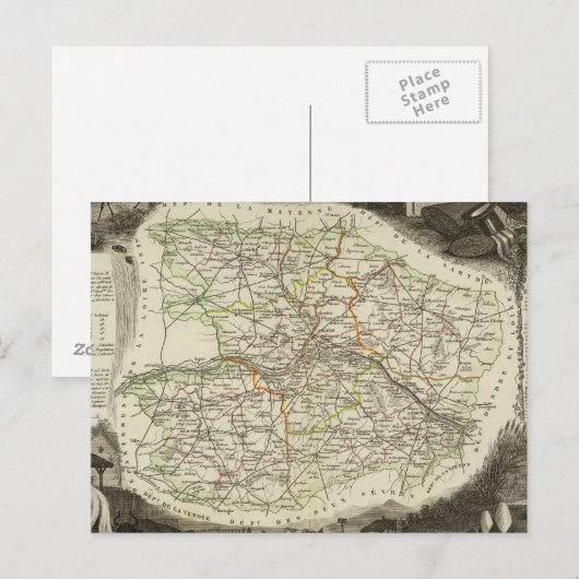 Über Hand und Dormaus Postkarte (Vorne/Hinten)