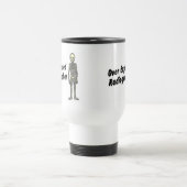 Über herausgestelltem Röntgentechniker Reisebecher (Mittel)