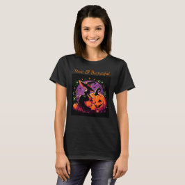 Über Hexen nachdenken, die auf einem Pumpkin-T - S T-Shirt