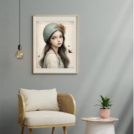 Über ihre Augen - drucken Poster