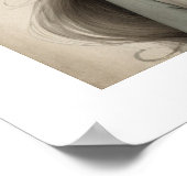 Über ihre Augen - drucken Poster (Ecke)