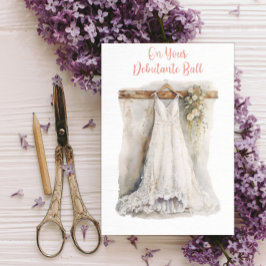 Über Ihren Debutantall Karte