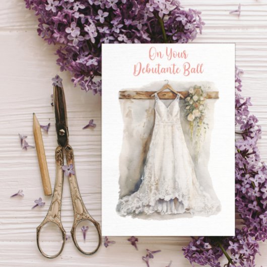 Über Ihren Debutantall Karte