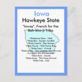Über Iowa Postkarte (Vorderseite)