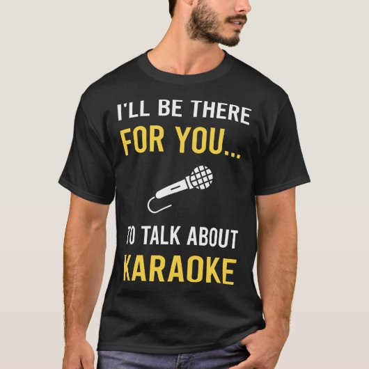 Über Karaoke sprechen T-Shirt (Vorderseite)