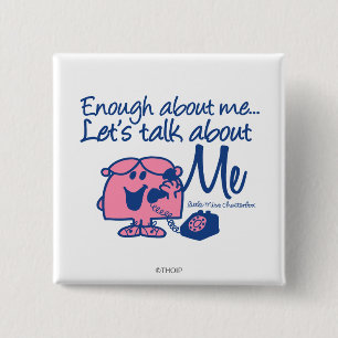 Über kleine Miss Chatterbox reden Button