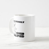 Über Koalafied lustiger Tasse (Vorderseite Links)