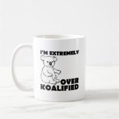 Über Koalafied lustiger Tasse (Links)