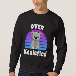 Über Koalafied Süßer Koala-Bär vintage Sonnenunter Sweatshirt
