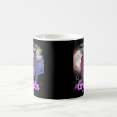 Über Kryptiden sprechen lustig Bigfoot Mothman Kaffeetasse (Mittel)