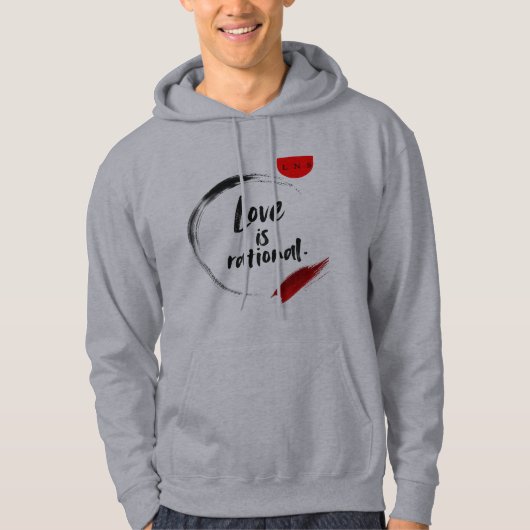 Über Liebe Hoodie (Vorderseite)