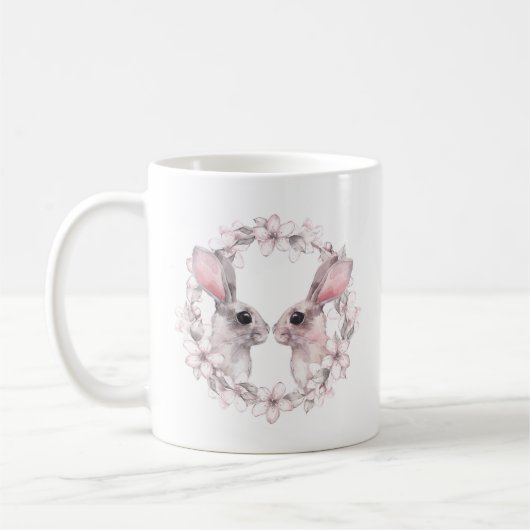 Über Liebe Kaffeetasse (Links)
