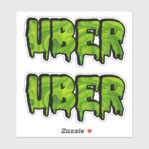 Uber-Logo für Rideshare und Lieferung Aufkleber