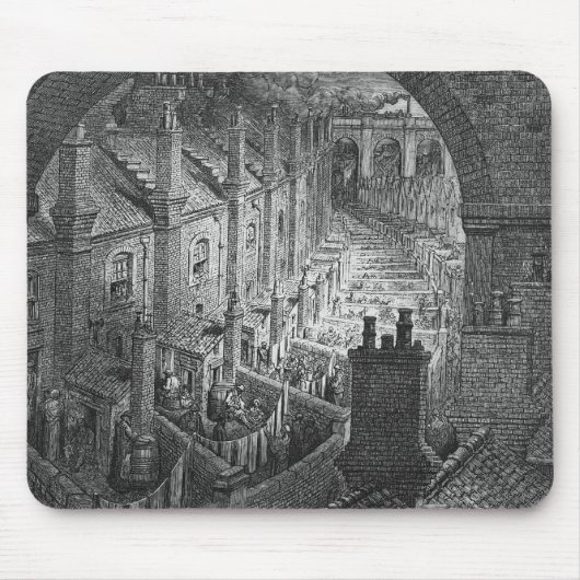 Über London - durch Schiene Mousepad (Vorne)