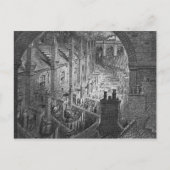 Über London - per Bahn Postkarte (Vorderseite)