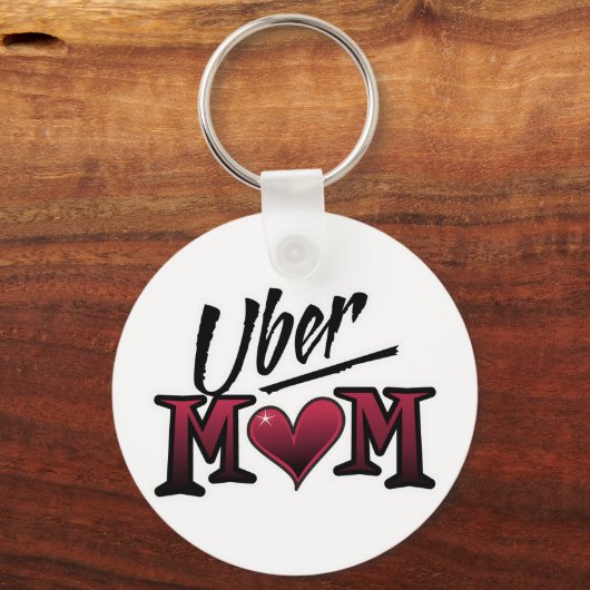 Uber Mama Red Schlüsselanhänger (Vorderseite)