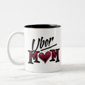 Uber Mama-Rot Zweifarbige Tasse (Links)
