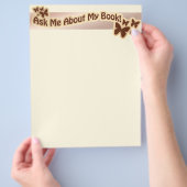 Über mein Buch Brown Flyer (Hand)