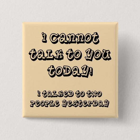 Über mein Button zum Abzeichen "Limit Funny Button (Vorderseite)