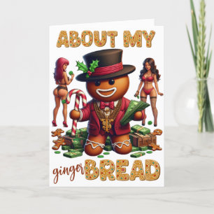 Über mein Gingerbrot Funny Urban Weihnachten Ankündigung