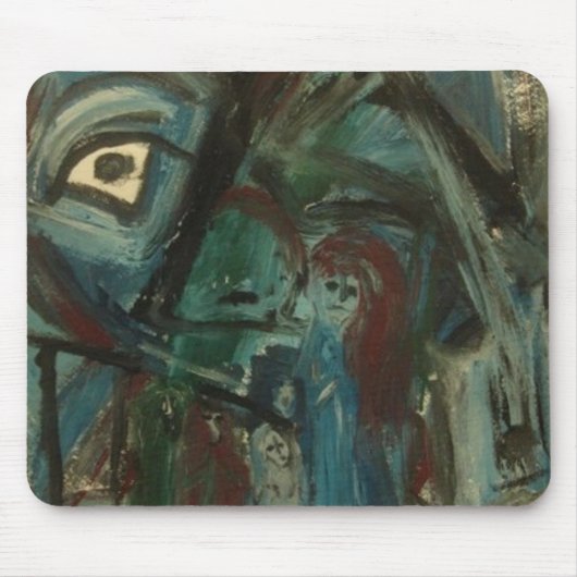 ÜBER MEINE SCHULTER MOUSEPAD (Vorne)
