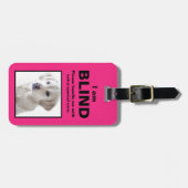 [Über meinen Hund] Blinde Katzenkiste Gepäckanhänger (Vorderseite horizontal)