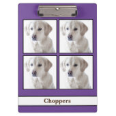 [Über meinen Hund] Schauprozess-HundeBrag Klemmbrett (Vorderseite)