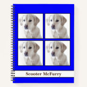 [Über meinen Hund] Vet-Platten, Journal & Brag Boo Notizblock (Vorderseite)