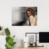 Über meiner Schulter Poster (Heimbüro)