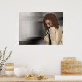 Über meiner Schulter Poster (Küche)