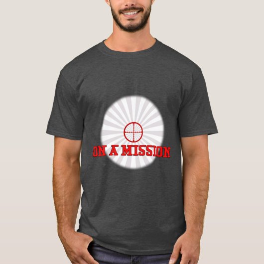 ÜBER MISSION Sniper Scope Art Work T-Shirt (Vorderseite)