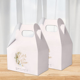 Über Moon Boho Gold Dust & Clouds Gefälligkeitsbox Geschenkschachtel